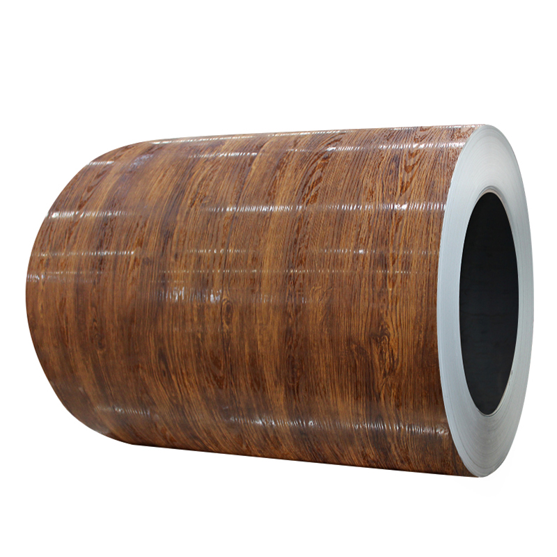 Factory Manufacture PPGI Color Coated Prepainted Wood Grain Galvanized Steel Coil for Metal Roofing Sheet